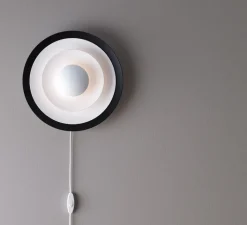 Applique*Belid Applique murale, Diablo, , Ø30cm, H10,5cm - Noir mat