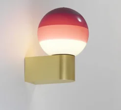 Applique|Enfants*Marset Applique murale, Dipping Light A1-13, , LED, 2700K, 765lm, L12,5cm, H18,5cm - rose, laiton