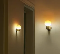 Enfants|Applique*Marset Applique murale, Dipping Light A1-13, , LED, 2700K, 765lm, L12,5cm, H18,5cm - ambre, laiton