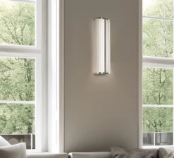 Applique*ACB Applique murale, Diva 60, , IP44, LED, 2700-3000K, 1250 lm, L16,5cm, H60cm - chrome