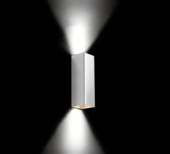 Applique*Wever&Ducré Applique murale, Docus mini 2.0, , L6,7cm, H20cm - aluminium brossé