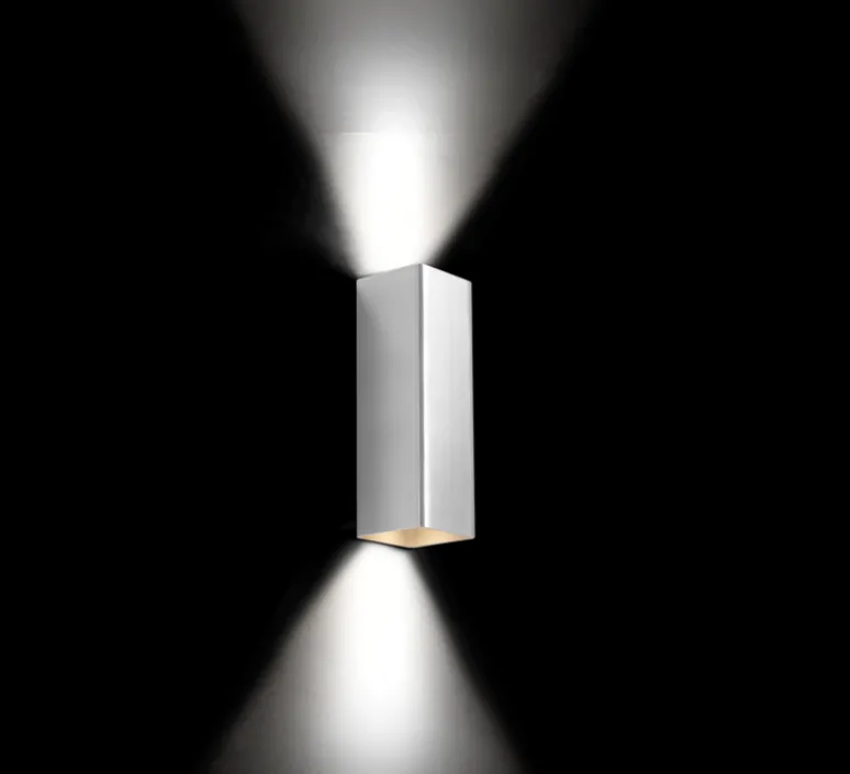 Applique*Wever&Ducré Applique murale, Docus mini 2.0, , L6,7cm, H20cm - aluminium brossé