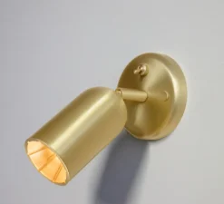 Applique*Bert frank Applique murale, Doma, , Ø7cm, H19cm - laiton brossé