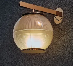 Applique*Tato Italia Applique murale, Doppio Vetro, , L24cm, H34cm - Laiton, transparent