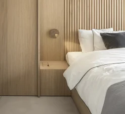 Applique*Vibia Applique murale, Dots 4660, , LED, 2700K, 500lm, Ø17,5cm, H5,2cm - chêne blanc