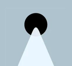 Applique murale, Dots 4660, gris, LED, 2700K, 500lm, Ø17,5cm, H5,2cm - Vibia