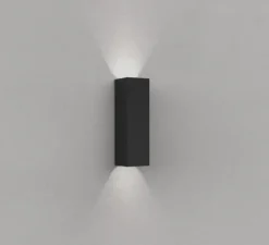 Applique*ONOK Applique murale, Double, , LED, 2700K, 340 lm, L5cm, H17cm - noir