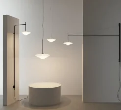 Applique*Vibia Applique murale déportée, Tempo 5760, , LED, 2700K, 300lm, L120cm, H80cm - graphite