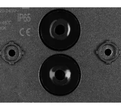 Applique murale, D-Ring M, noir, IP65, LED, dim, 2700-3000K, 1260-1360 lm, Ø25cm, H25cm - SLV