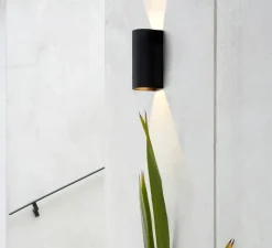 Applique*Astro Applique murale, Dunbar 255, texturé, IP65, LED, 3000K, 302lm, L10,4cm, H25,5cm - noir