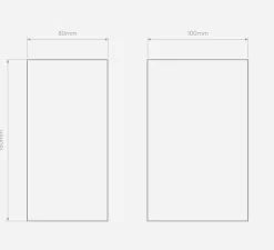 Applique murale, Dunbar 160, noir texturé, IP65, LED, 3000K, 134lm, L8cm, H16cm - Astro