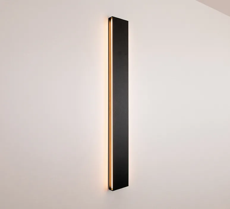 Applique*ONOK Applique murale, Duo, , LED, 2700K, 3000 lm, L101cm, H10,2cm - noir satiné