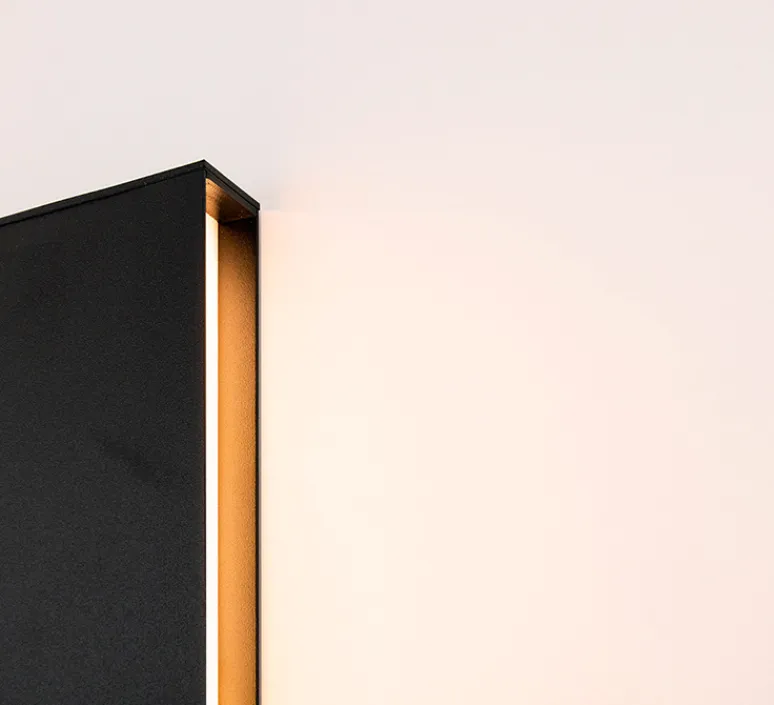 Applique*ONOK Applique murale, Duo, , LED, 2700K, 3000 lm, L101cm, H10,2cm - noir satiné