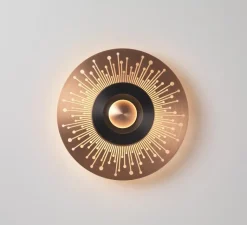Applique*CVL Applique murale, Earth Sun 330, , LED, 2700k, 1030 lm, Ø33cm, P5cm - cuivre satiné, graphite satiné