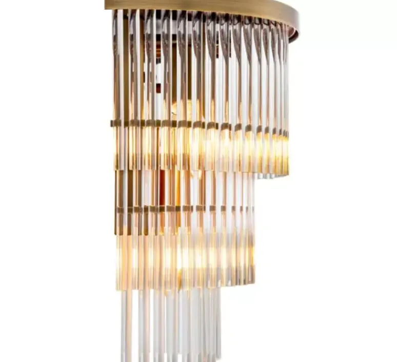 Applique*Eichholtz Applique murale, East, , L33cm, H32,5cm - Laiton, transparent