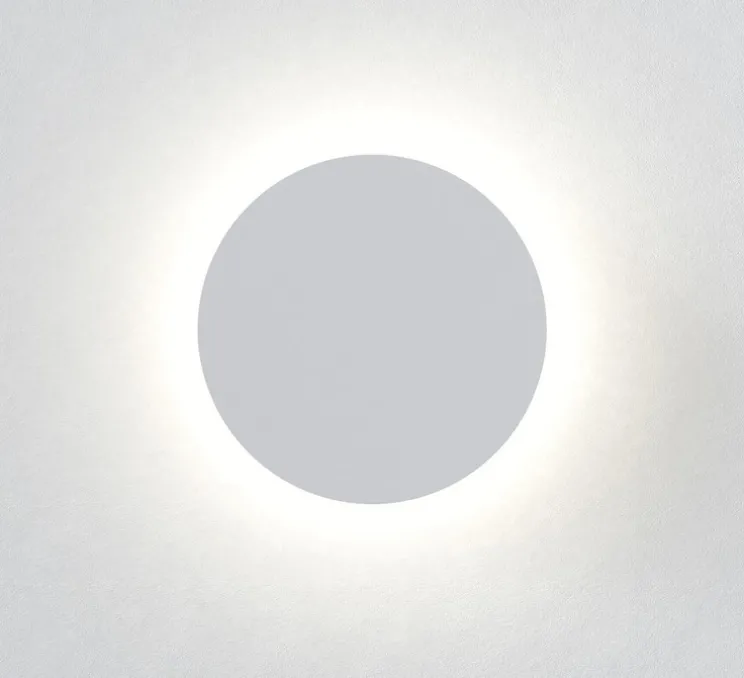 Applique murale, Eclipse Round 250 Led, plâtre, LED, 3000k, 446 lm, L25cm, H25cm - Astro