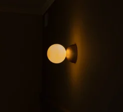 Applique murale, Eklipso, laiton, L14cm, H14cm - Simone & Marcel