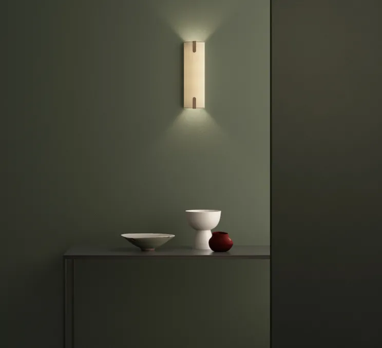 Applique murale, Elba 400, Tissu mastic, L12,5cm, H40cm - Astro