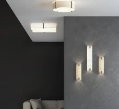 Applique murale, Elba 400, Tissu mastic, L12,5cm, H40cm - Astro