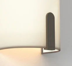 Applique murale, Elba 400, Tissu mastic, L12,5cm, H40cm - Astro