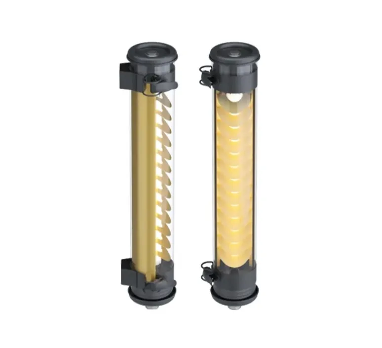 Applique*Sammode Applique murale, Elgar Push, , IP67, LED, dim, 2700K, 275 lm, L70cm, H7cm - coal et or