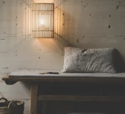 Applique*Ay Illuminate Applique murale, Elly A, , Ø20cm, H31cm - bambou naturel