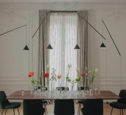 Applique murale encastrable, Tempo 5763, graphite, LED, 2700K, 300lm, L42,5cm, H140cm - Vibia