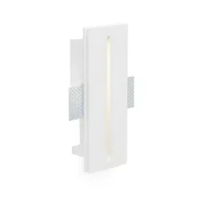 Applique murale encastrable, Plas-2, blanc, LED, 3000K, 112 lm, L7,5cm, H22cm - Faro