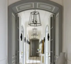 Applique murale, Enola B, noir, Ø6,8cm, H22cm - Slv