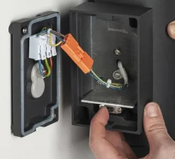 Applique murale, Enola M, noir, IP65, LED, dim, 3000-4000K, 1900 lm, L10cm, H23cm - SLV