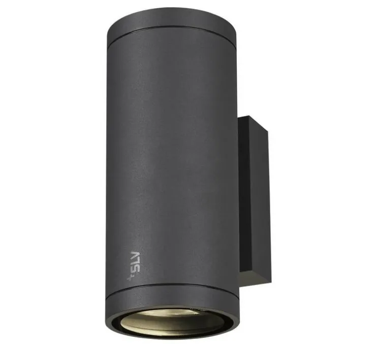 Applique murale, Enola M, noir, IP65, LED, dim, 3000-4000K, 1900 lm, L10cm, H23cm - SLV