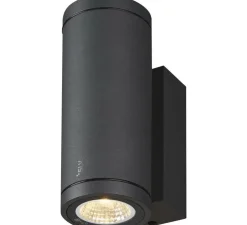 Applique murale, Enola S, noir, IP65, LED, dim, 3000-4000K, 700 lm, L6,8cm, H18cm - SLV