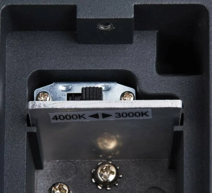 Applique murale, Enola S, noir, IP65, LED, dim, 3000-4000K, 700 lm, L6,8cm, H18cm - SLV