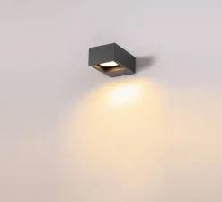 Applique*SLV Applique murale, Eskina Frame, , IP65, LED, dim, 3000-4000K, 1200 lm, L11,5cm, H7,3cm - anthracite