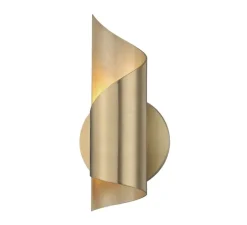 Applique murale, Evie, laiton, IP40, Ø12cm, H25cm - Hudson Valley Lighting Group