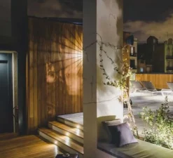 Applique*Vibia Applique murale extérieure, Meridiano, , IP64,LED, 2700K, 1041lm, L26cm, H26cm - blanc