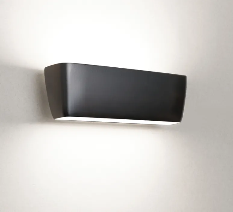 Applique*Nemo Lighting Applique murale, Flaca, , LED, 3000K, 2000lm+1000lm, L28cm, H8cm - anthracite