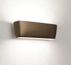 Applique*Nemo Lighting Applique murale, Flaca, , LED, 3000K, 2000lm+1000lm, L28cm, H8cm - moka