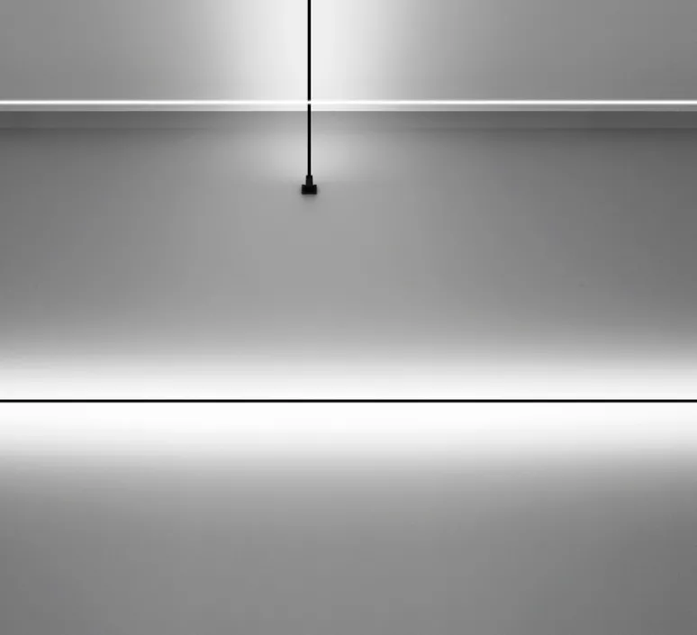 Applique*Davide Groppi Applique murale, Flash 6, , LED, dim, 3000K, 6708 lm, L600cm, H5,3cm - noir mat