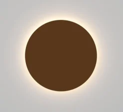 Applique*Doxis Applique murale, Flat Iron Round 640, , LED, 2700K, 4000 lm, Ø64cm, H6,5cm - corten