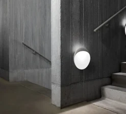 Applique*Louis Poulsen Applique murale, Flindt, , LED, dim, 2700K, 495 lm, L30cm, P30cm - aluminium granité