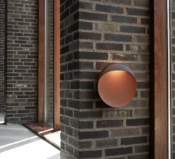 Applique*Louis Poulsen Applique murale, Flindt, , LED, 2700K, 291 lm, Ø20cm, H20cm - corten