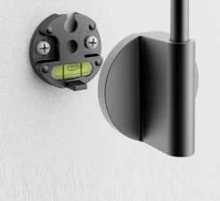 Applique*Lumina Applique murale, Flo M, , LED, dim, 2700K, 201 lm, L36cm, H15cm - Black Soft Touch