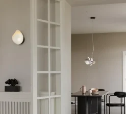 Applique murale, Florii 1, blanc, bronze, LED, dim, 2700K, 350 lm, L17,4cm, H22,6cm - Nuura