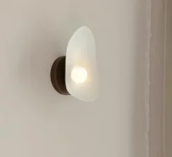 Applique murale, Florii 1, blanc, bronze, LED, dim, 2700K, 350 lm, L17,4cm, H22,6cm - Nuura