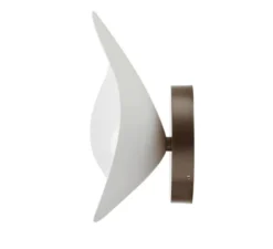 Applique murale, Florii 1, blanc, bronze, LED, dim, 2700K, 350 lm, L17,4cm, H22,6cm - Nuura
