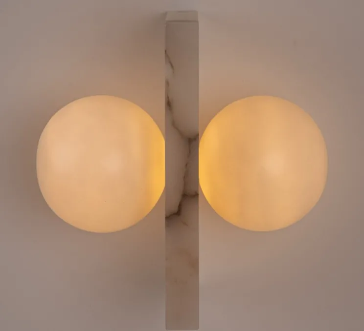 Applique murale, Flugi, Albâtre, L32cm, H30cm - Simone & Marcel