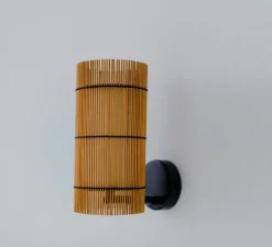 Applique murale, Foc S, marron, Ø10cm, H21cm - Mediterranean objects