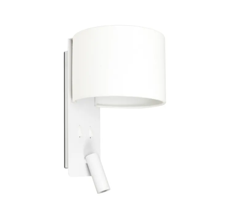 Applique murale, Fold, liseuse, blanc, LED, 2700K, 200lm, L20cm, H30cm - FARO