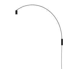 Applique*Nemo Lighting Applique murale, Fox, , LED, dim, 2700k, 839 lm, L10cm, H180cm - noir mat